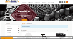 Desktop Screenshot of music-world.pl